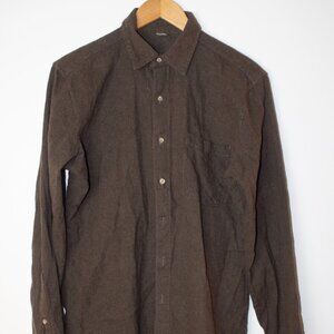 Amercian Apparel Flannel, Brown, Size Medium